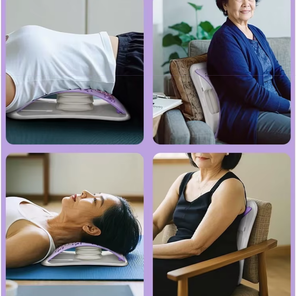 APPAREIL DE DÉCOMPRESSION LOMBAIRE & MASSAGE MAGNÉTIQUE À AIR