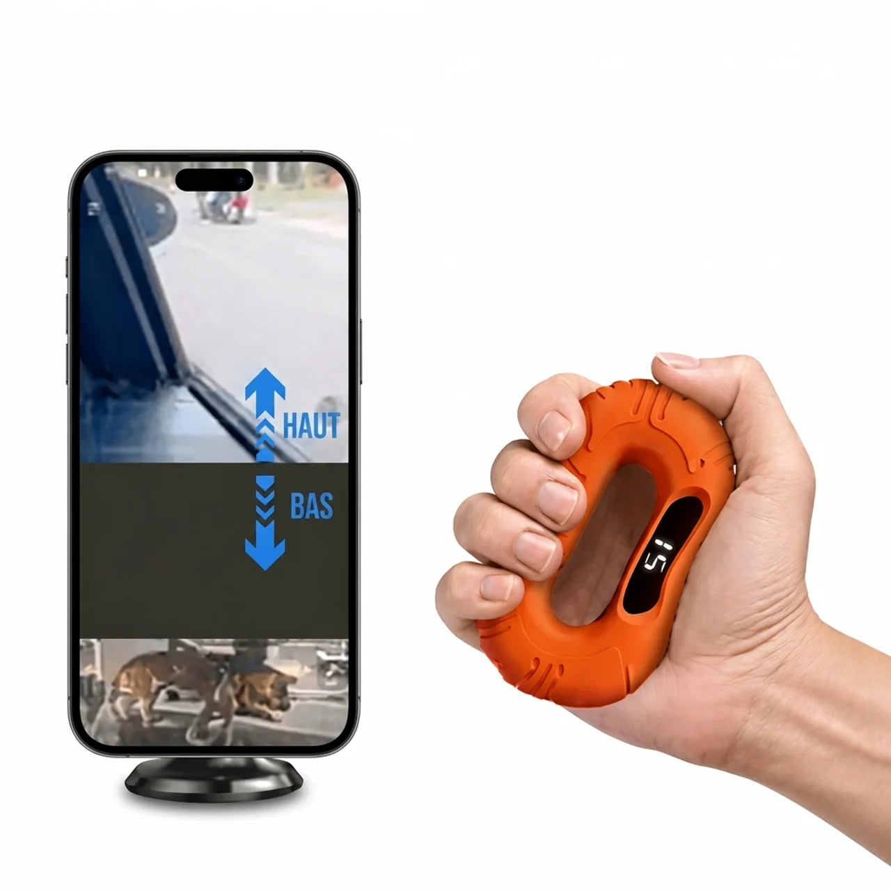 Anneau de Préhension Poignée Bluetooth