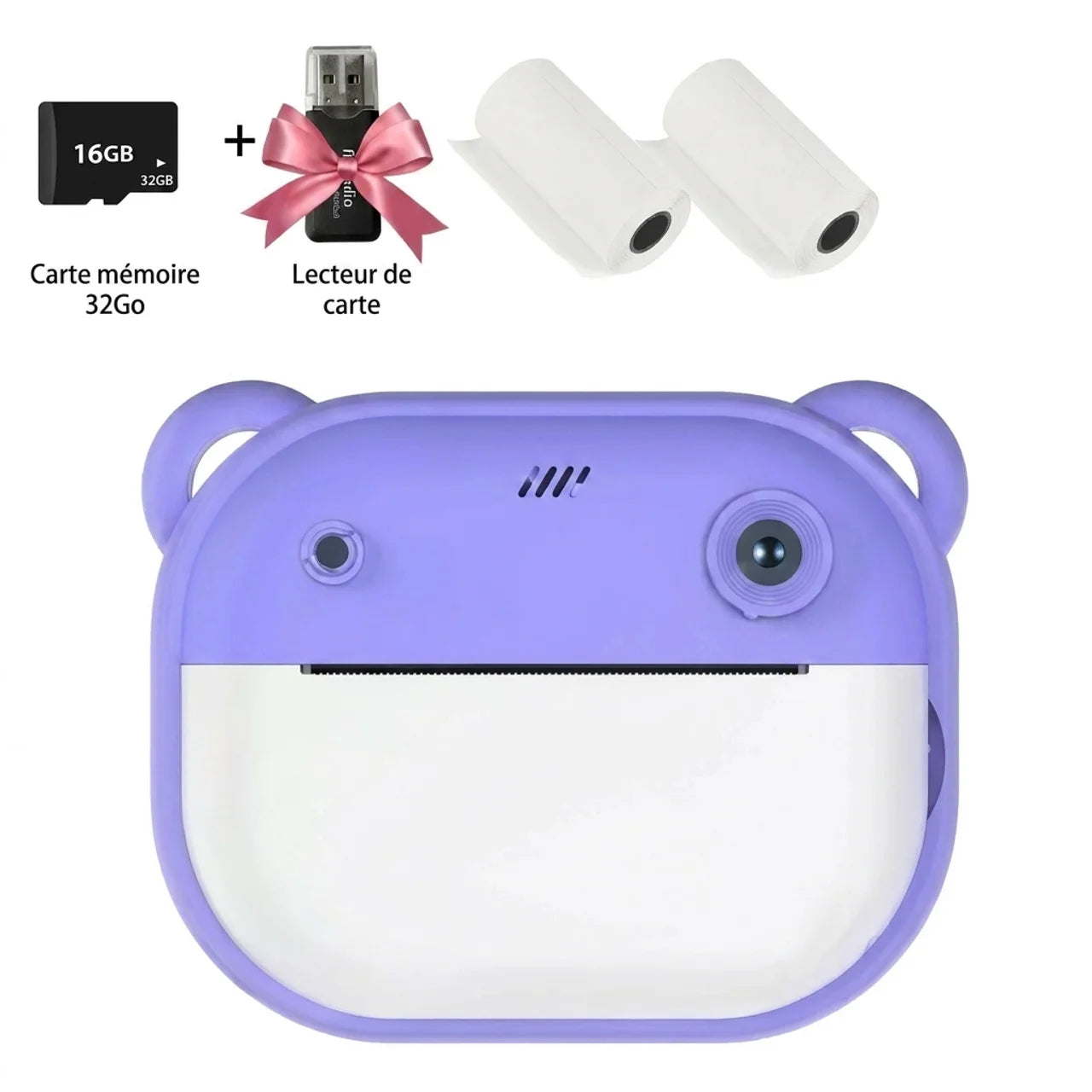 Appareil Photo Instantané Enfant avec Impression Thermique