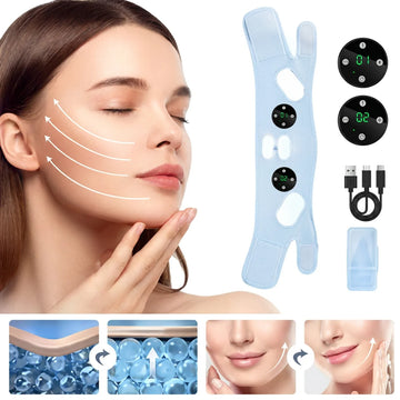 Appareil de Lifting Facial EMS V-Shape Masseur Électrique Réducteur de Double Menton