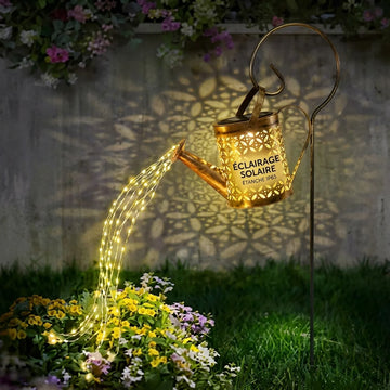 Arrosoir Solaire Lumineux Décoratif