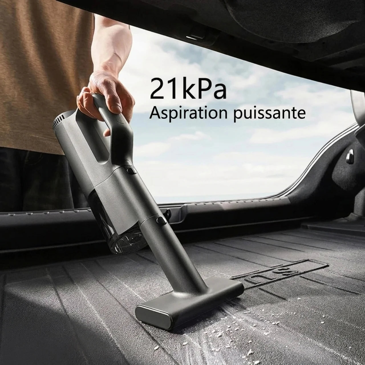 Aspirateur Voiture Sans Fil 21kPa