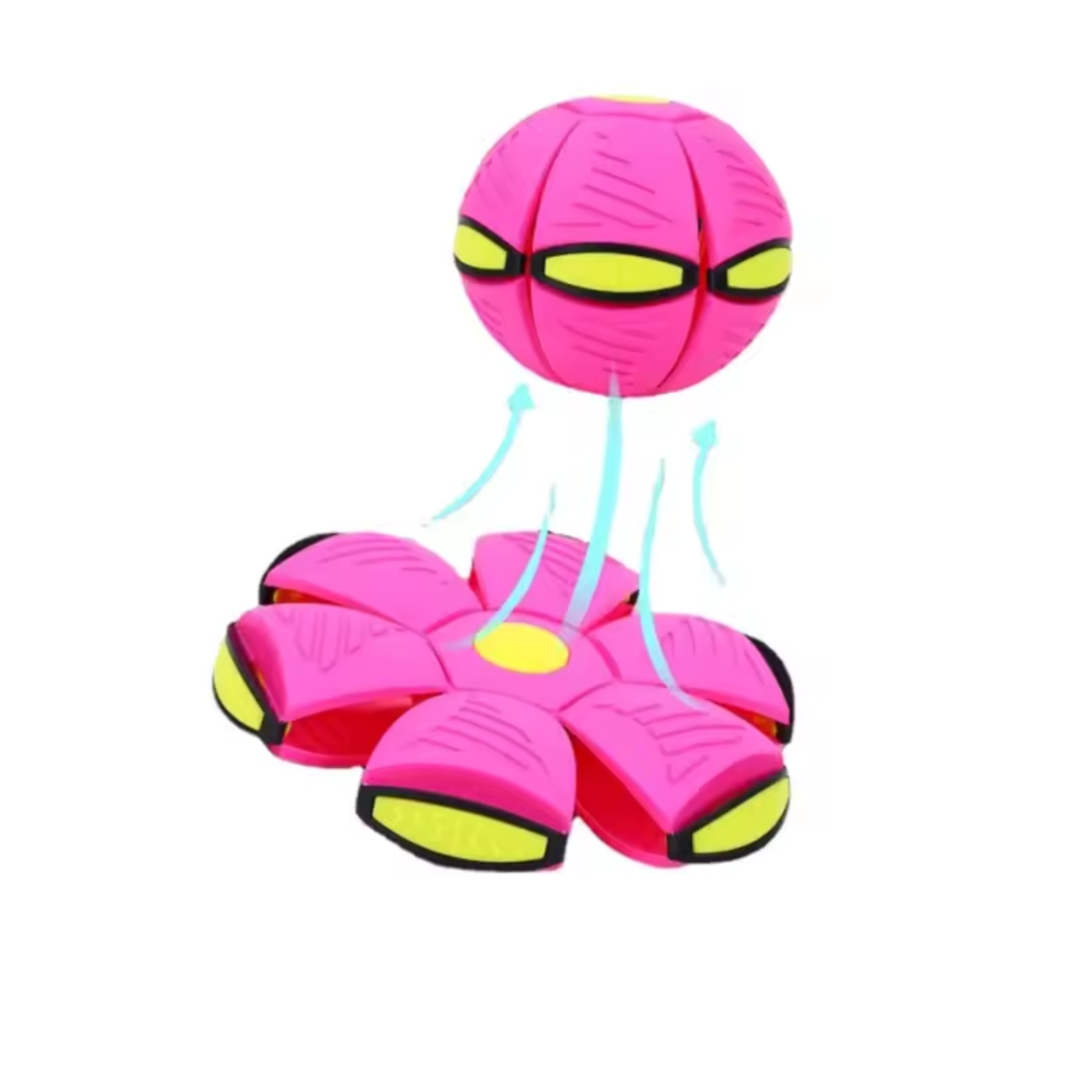 Balle Magique UFO 2 en 1 Ballon & Frisbee Déformable