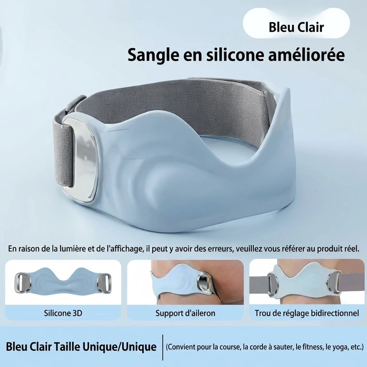 Bande Rotulienne 3D En Silicone Soutien Du Tendon Rotulien