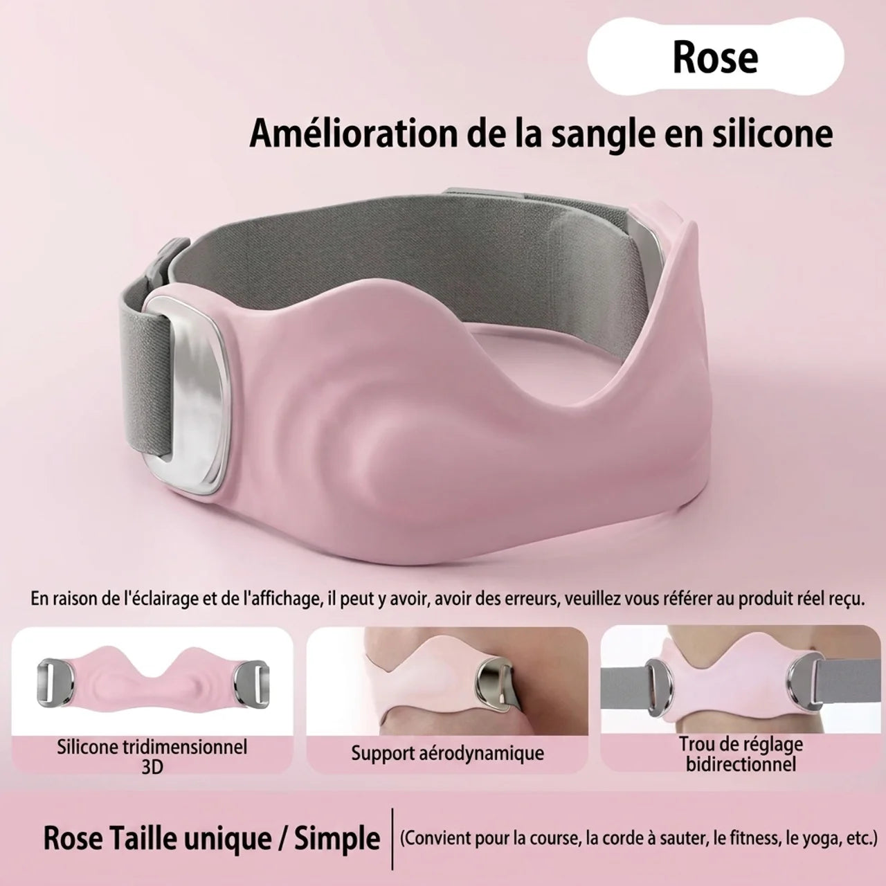 Bande Rotulienne 3D En Silicone Soutien Du Tendon Rotulien