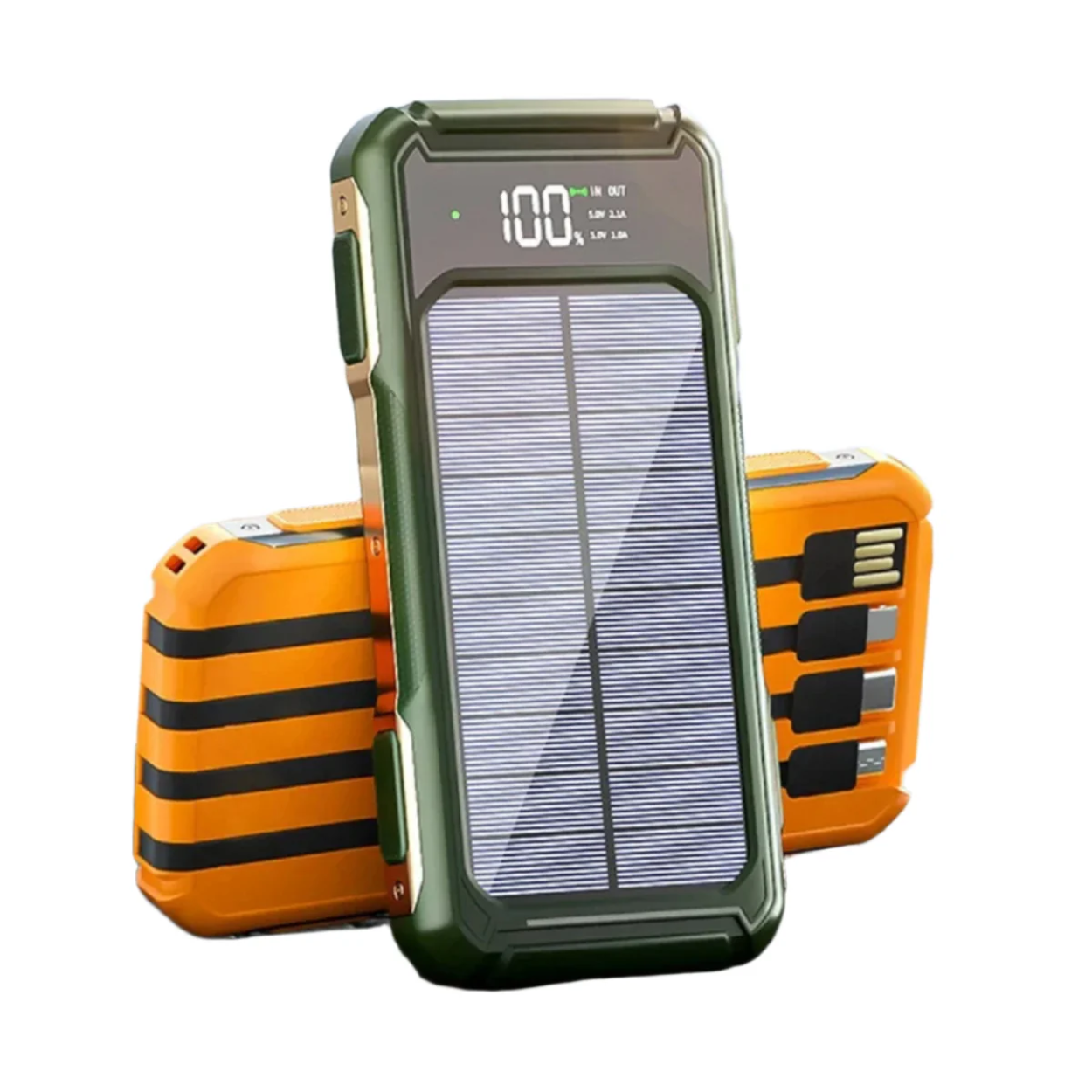Batterie Externe Solaire 4-en-1