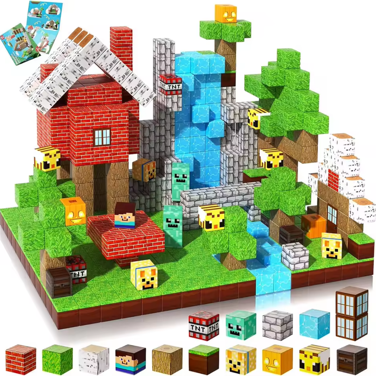 Blocs de Construction Magnétiques Univers Mine World