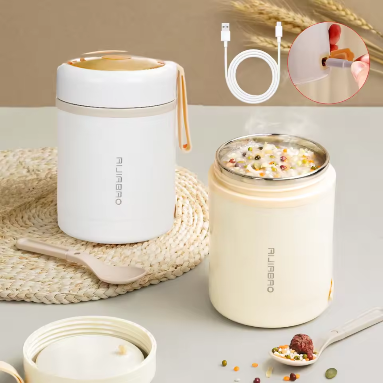 Boîte à Déjeuner Électrique USB