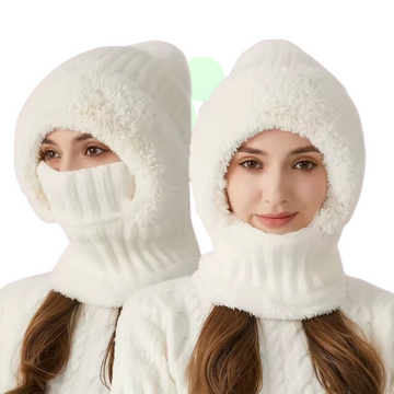 Bonnet Cagoule en Velours Femme