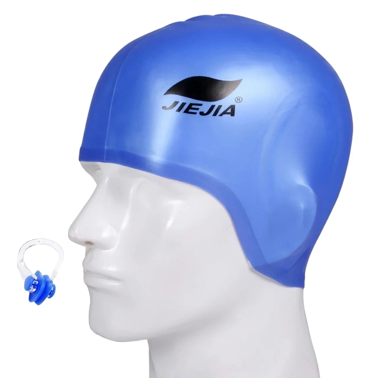 Bonnet de Bain en Silicone Ultra-Doux Étanche avec Protection des Oreilles