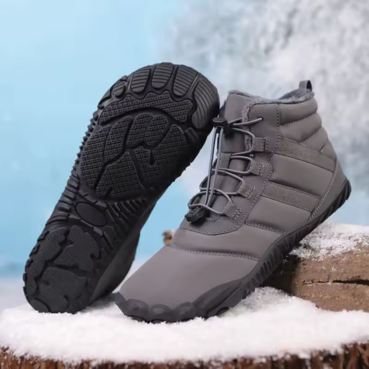 Bottes Antidérapantes d’Hiver Imperméables Unisexe