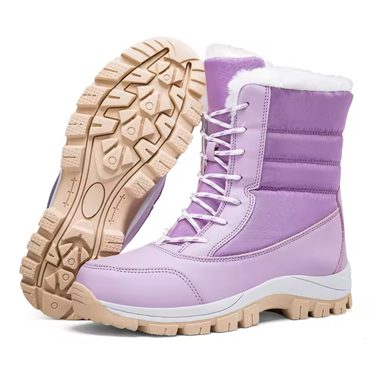 Bottes Neige Mi-Mollet Chaleur Tout Hiver