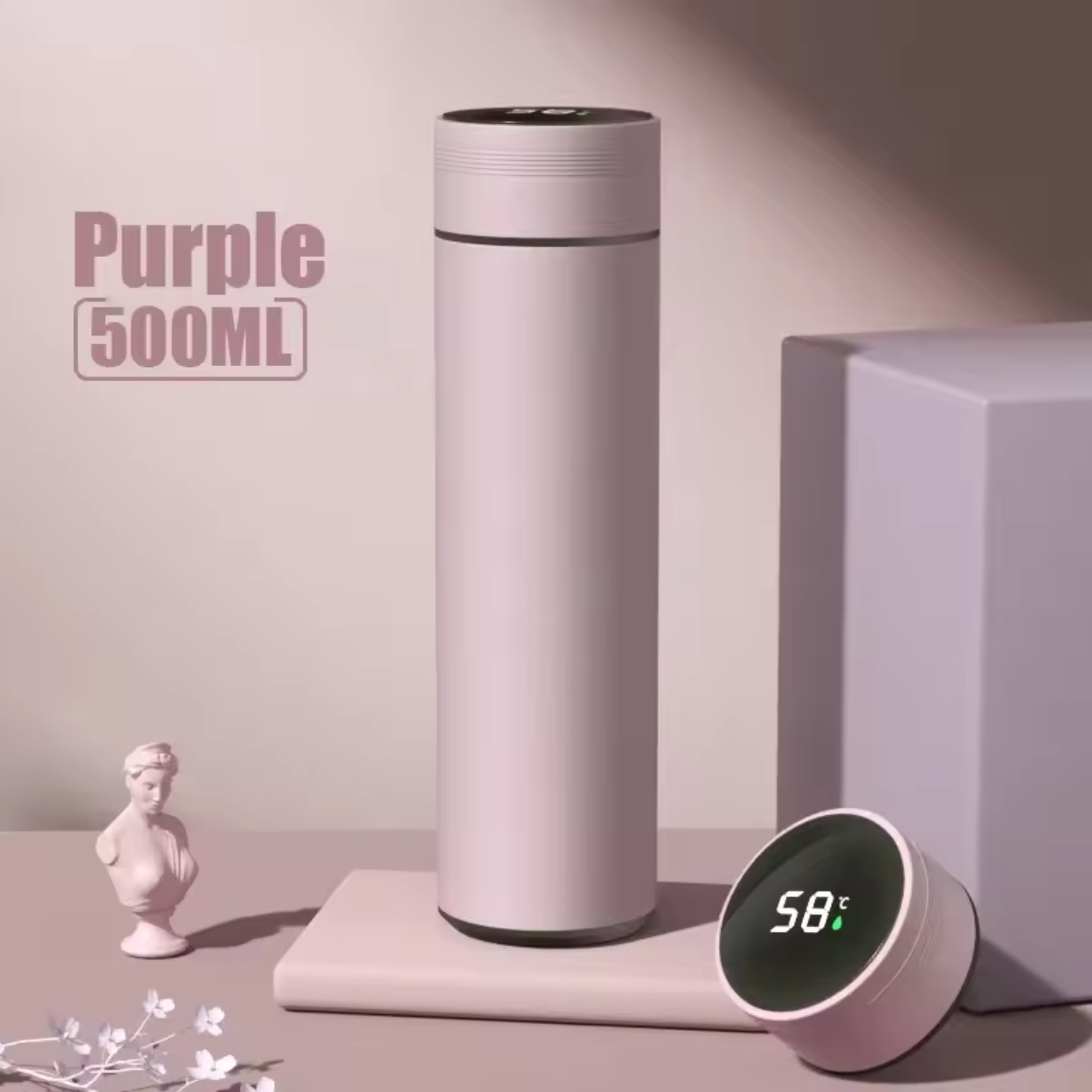 Bouteille Isotherme Intelligent avec Affichage de Température