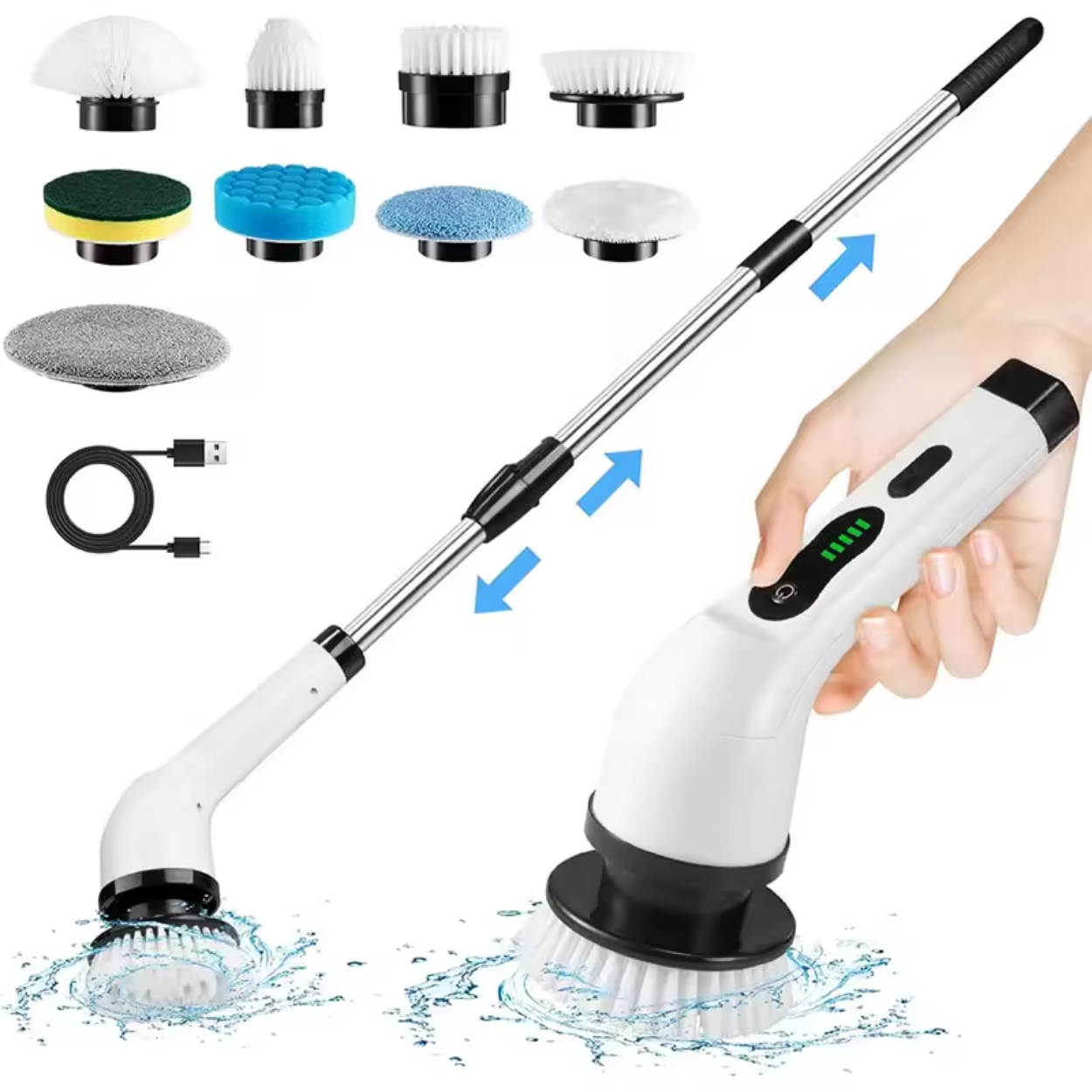 Brosse de Nettoyage Électrique 9 en 1