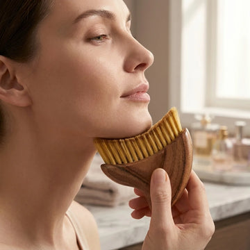 Brosse de Massage Lymphatique Visage et Cou