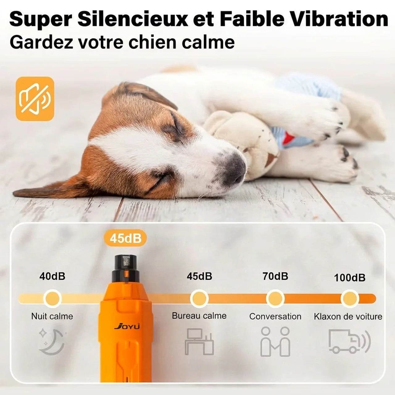 Broyeur d’Ongles Électrique Pour Chien