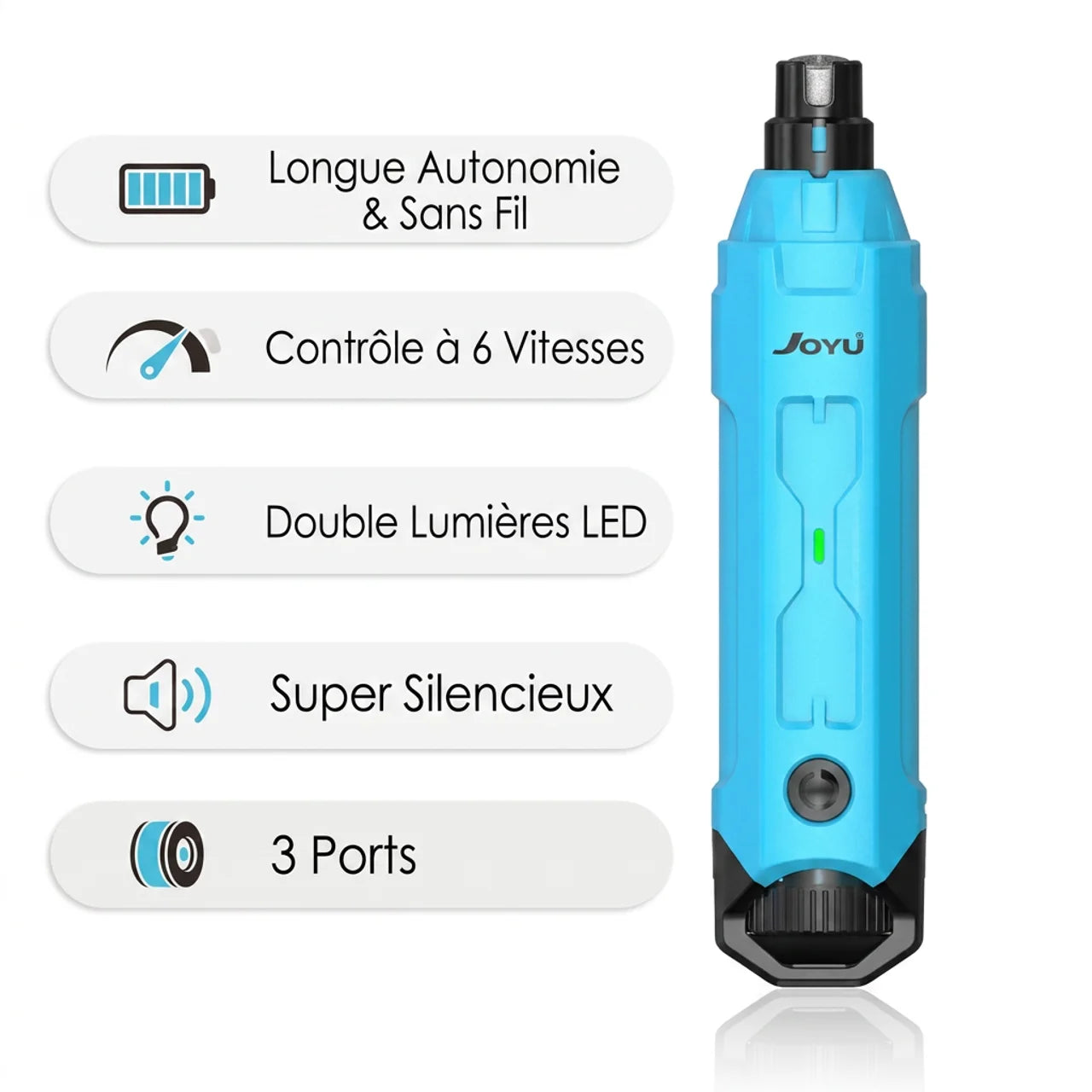 Broyeur d’Ongles Électrique Pour Chien