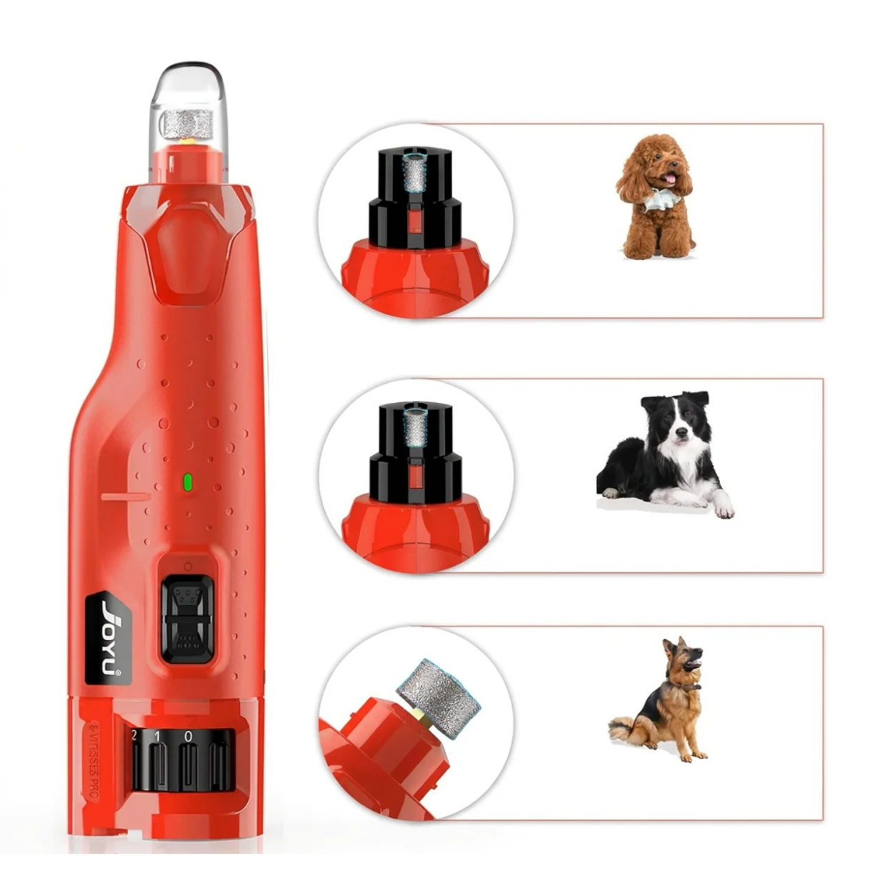 Broyeur d’Ongles Électrique Pour Chien et Chat