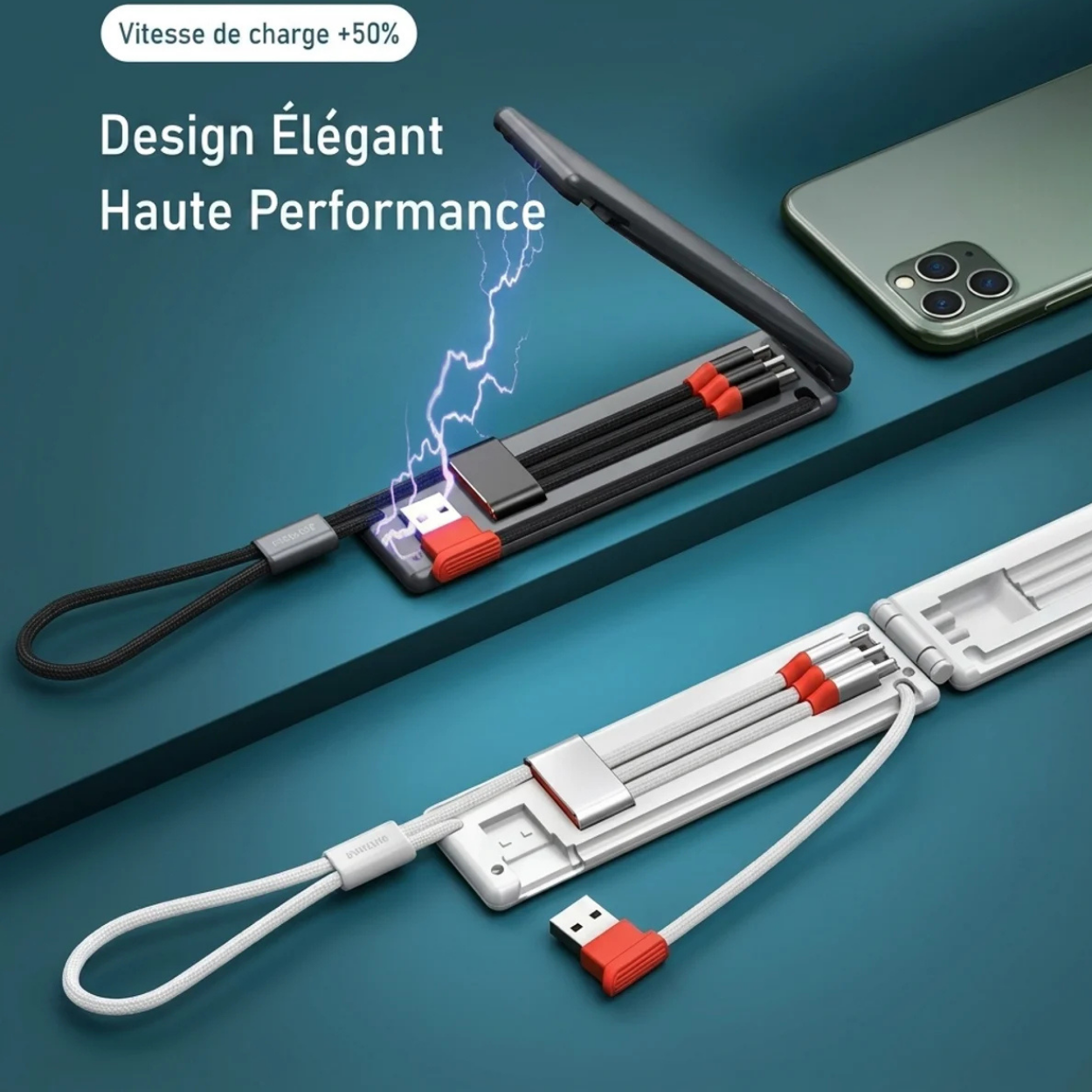 Câble 3-en-1 Ultra Compact