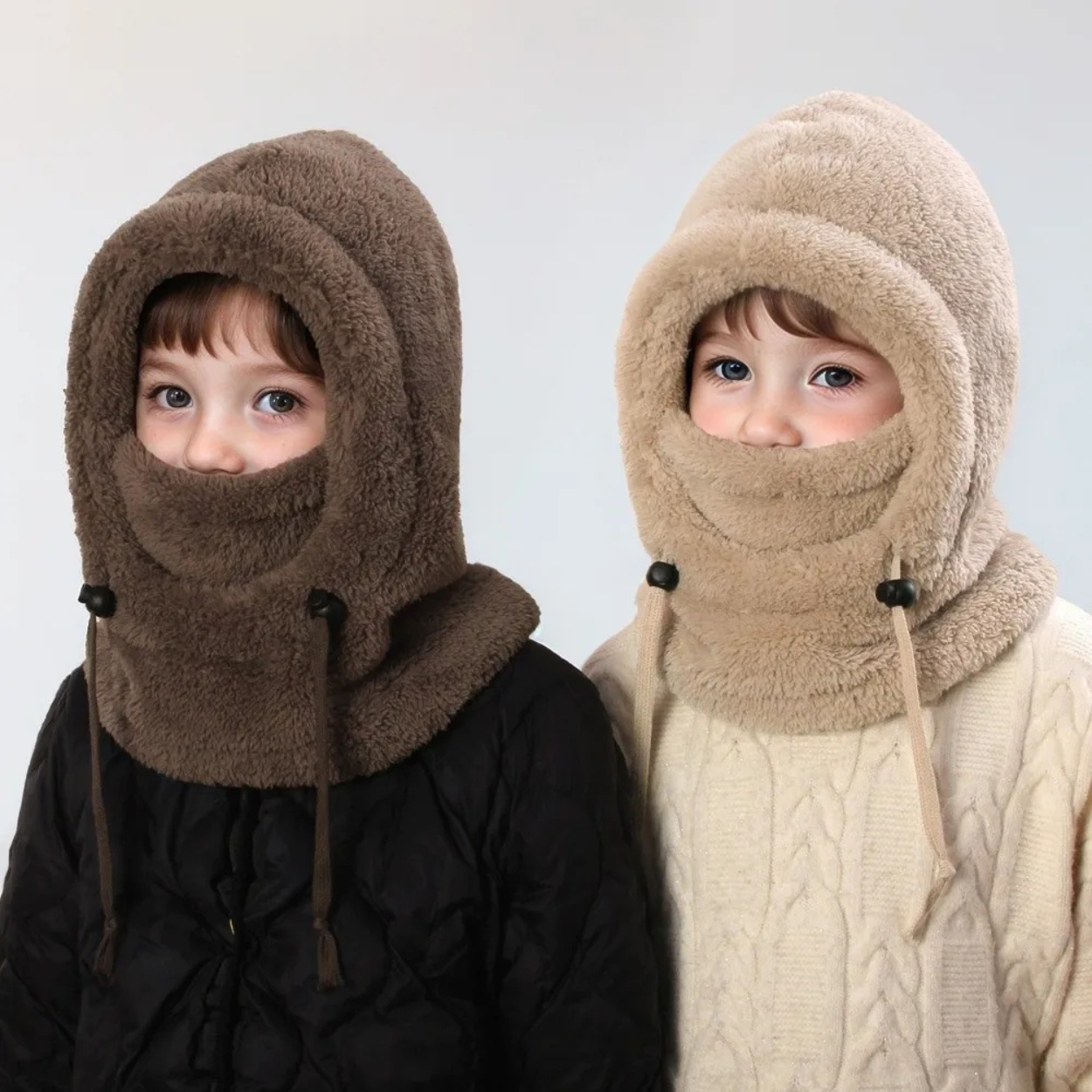 Cagoule Enfant Ultra-Douce 3-en-1