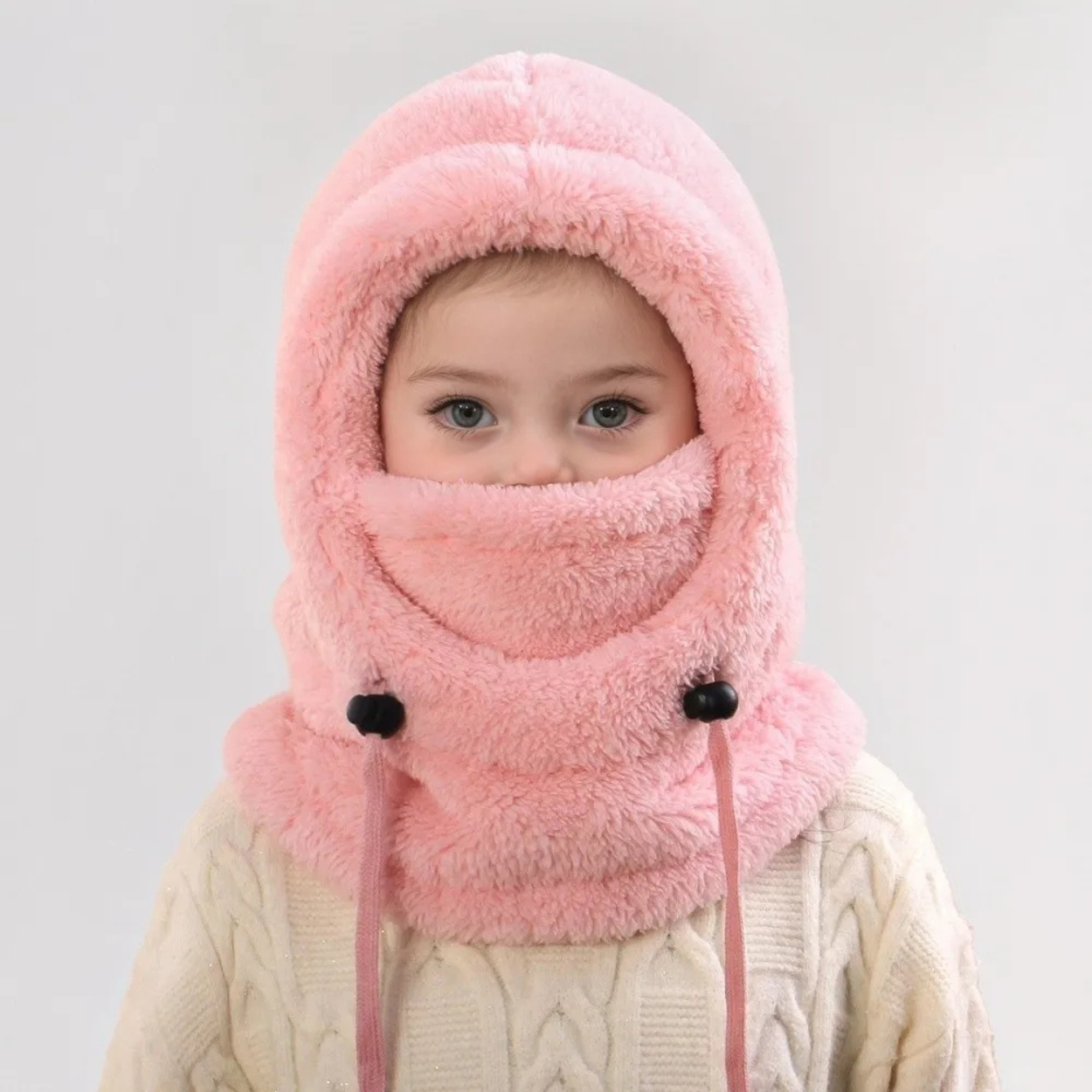 Cagoule Enfant Ultra-Douce 3-en-1