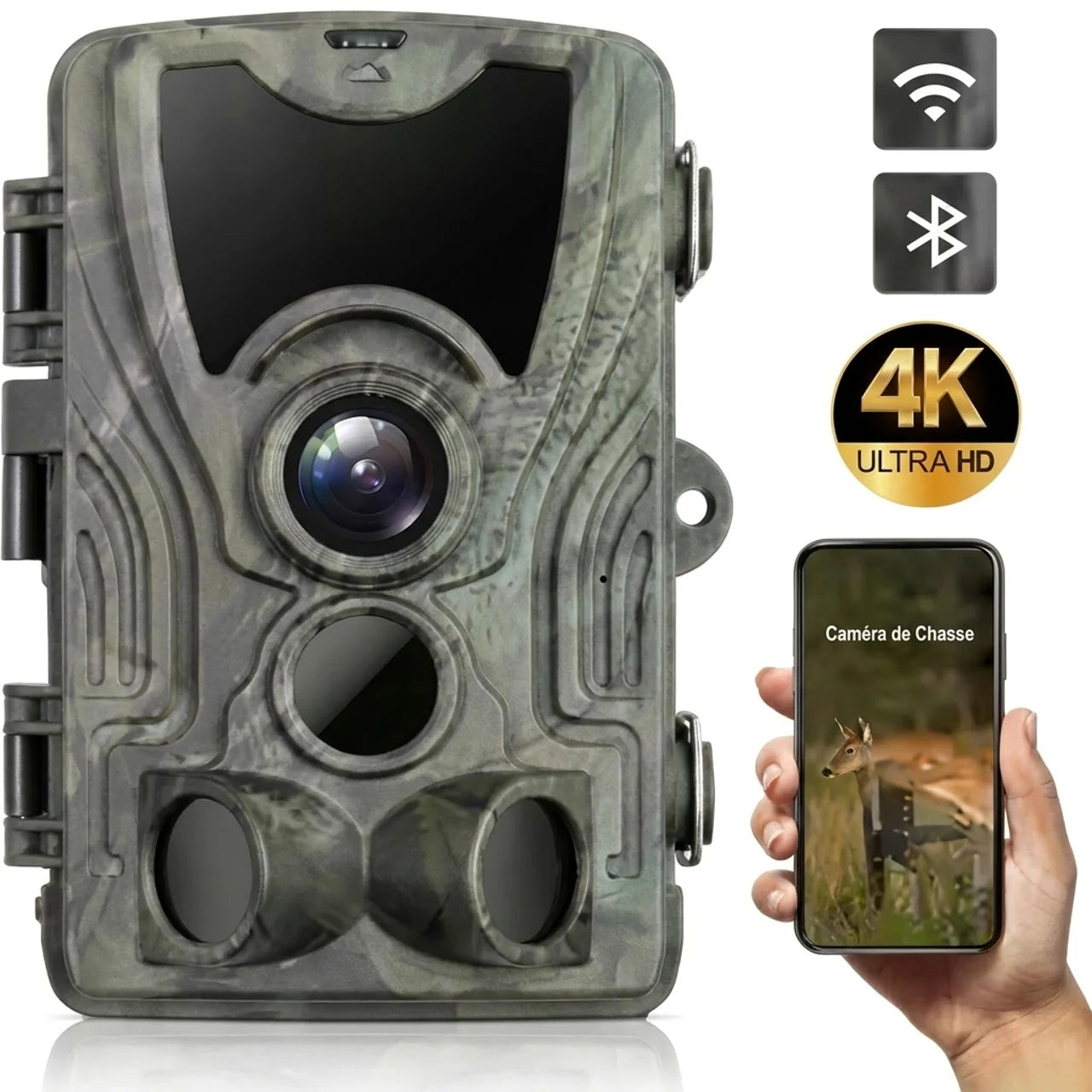 Caméra Chasse 4K WiFi Pro
