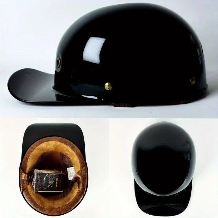 Casque Moto Vintage Léger