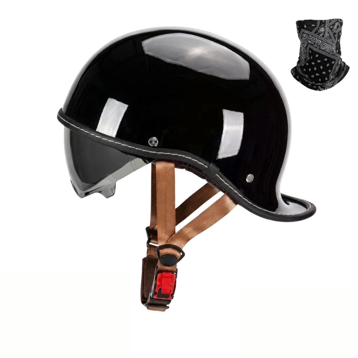 Casque Moto Vintage Style Custom Biker