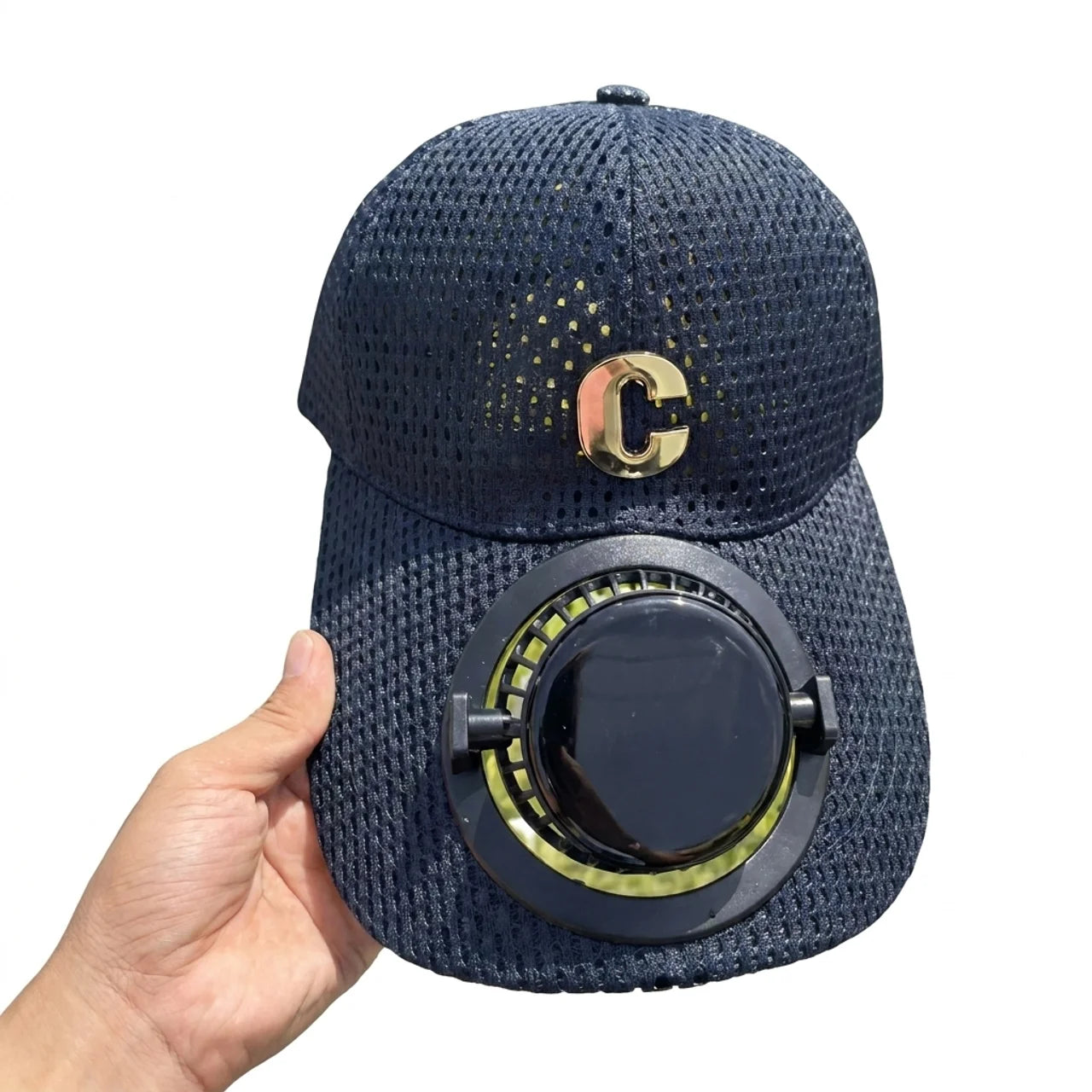 Casquette Ventilateur Solaire Rechargeable