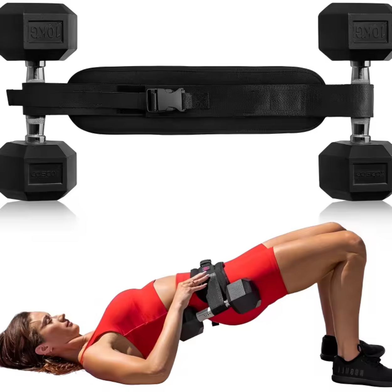 Ceinture de Poids pour Pont Fessiers Abdominaux & Jambes