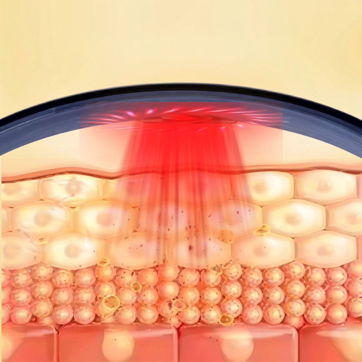 Ceinture Lombaire Chauffante et Massante Masseur Dos Lumière Rouge