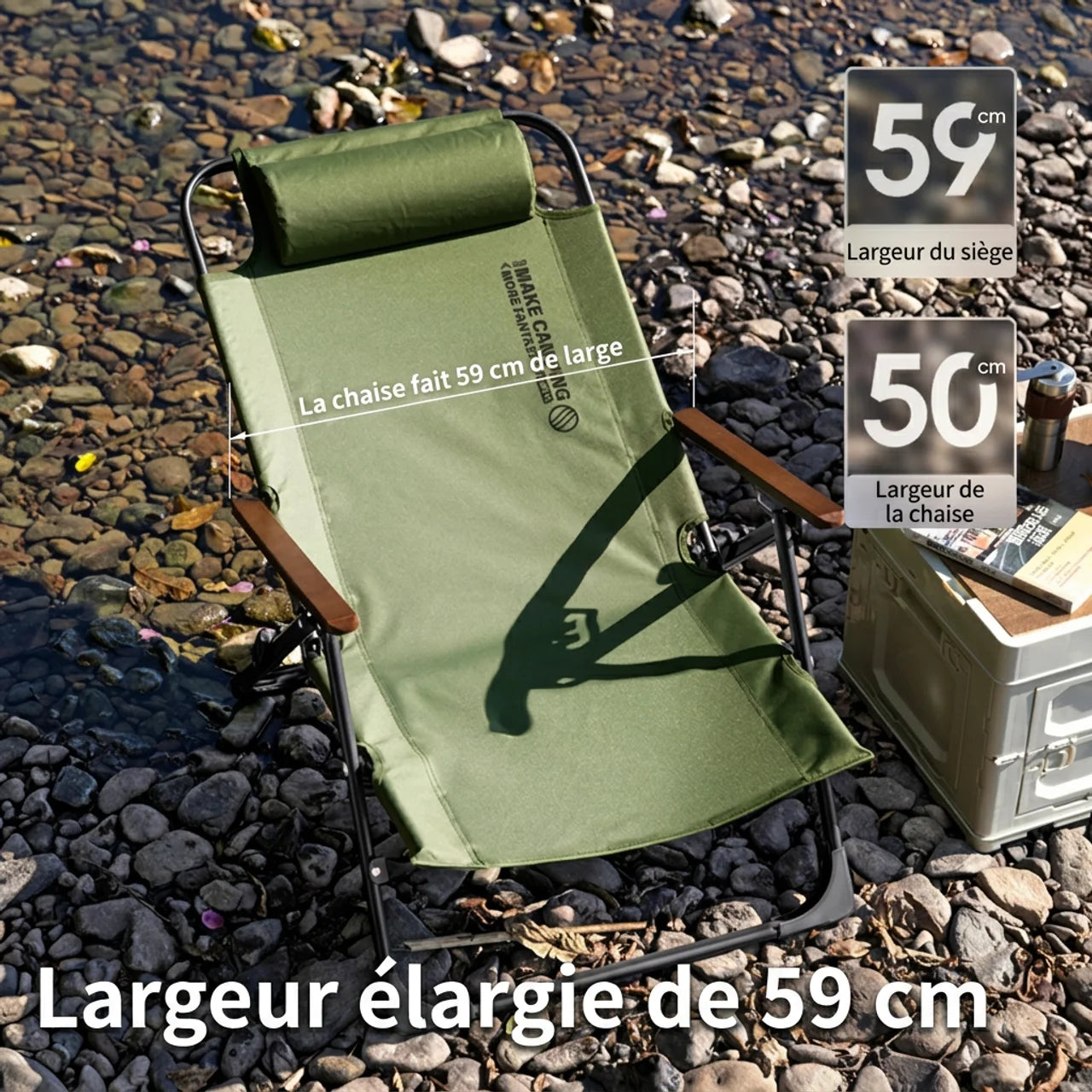 Chaise Camping Pliable Confort