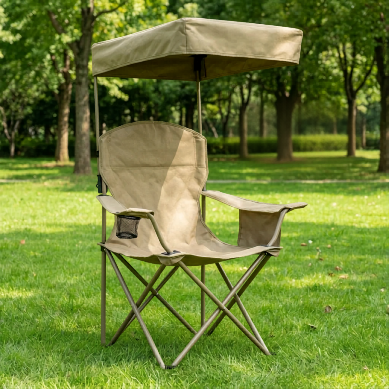 Chaise Camping Pliable avec Auvent