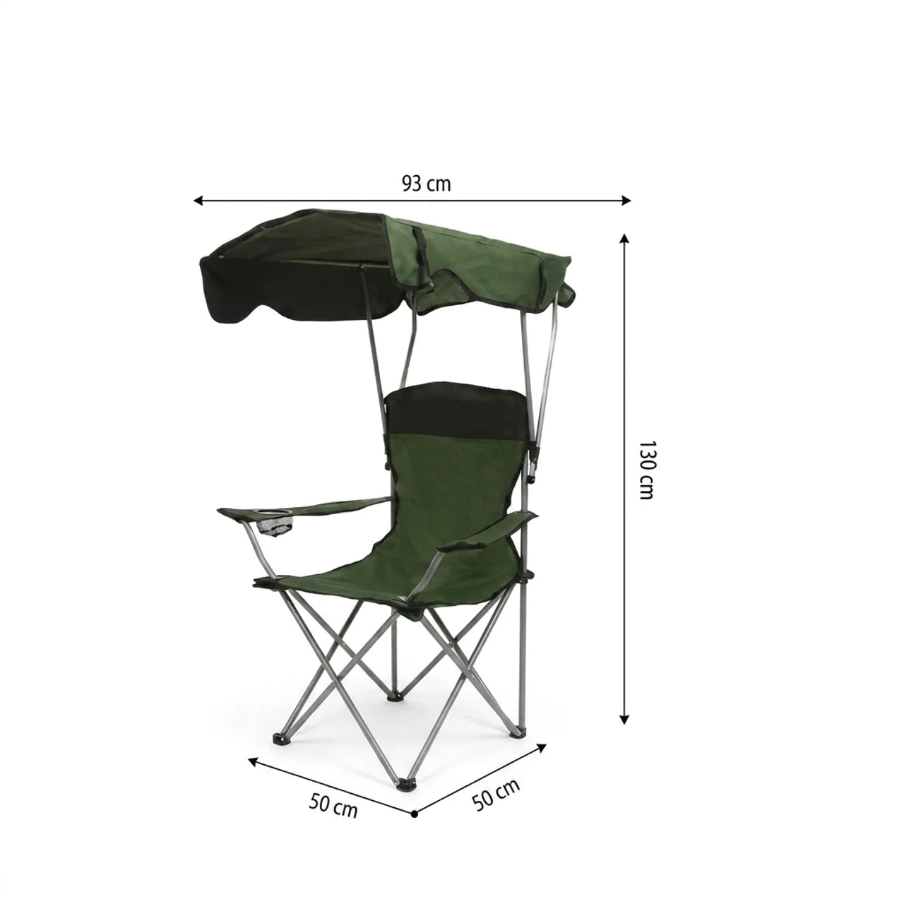 Chaise Camping Pliable avec Auvent