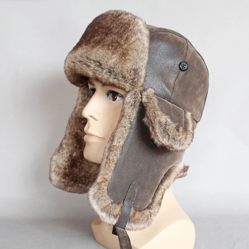 Chapka d’Hiver Chaude avec Oreillettes