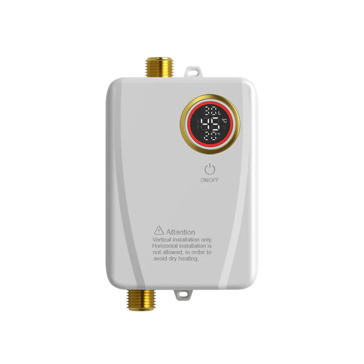 Chauffe-Eau Électrique Instantané Mural avec Écran LCD