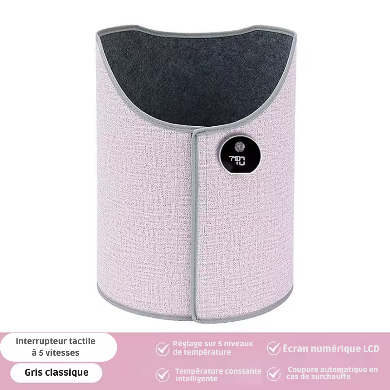 Chauffe-Jambes Électrique Intelligent 360°