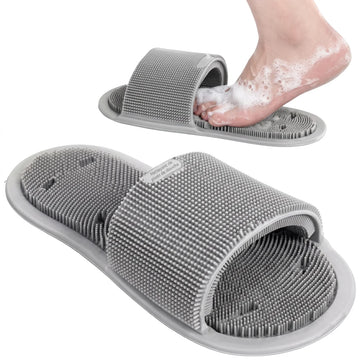 Chaussons Exfoliants de Douche en Silicone