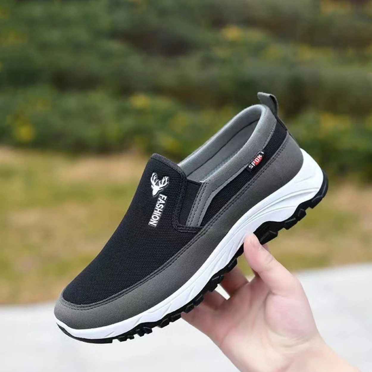 Chaussures de marche orthopédiques pour homme