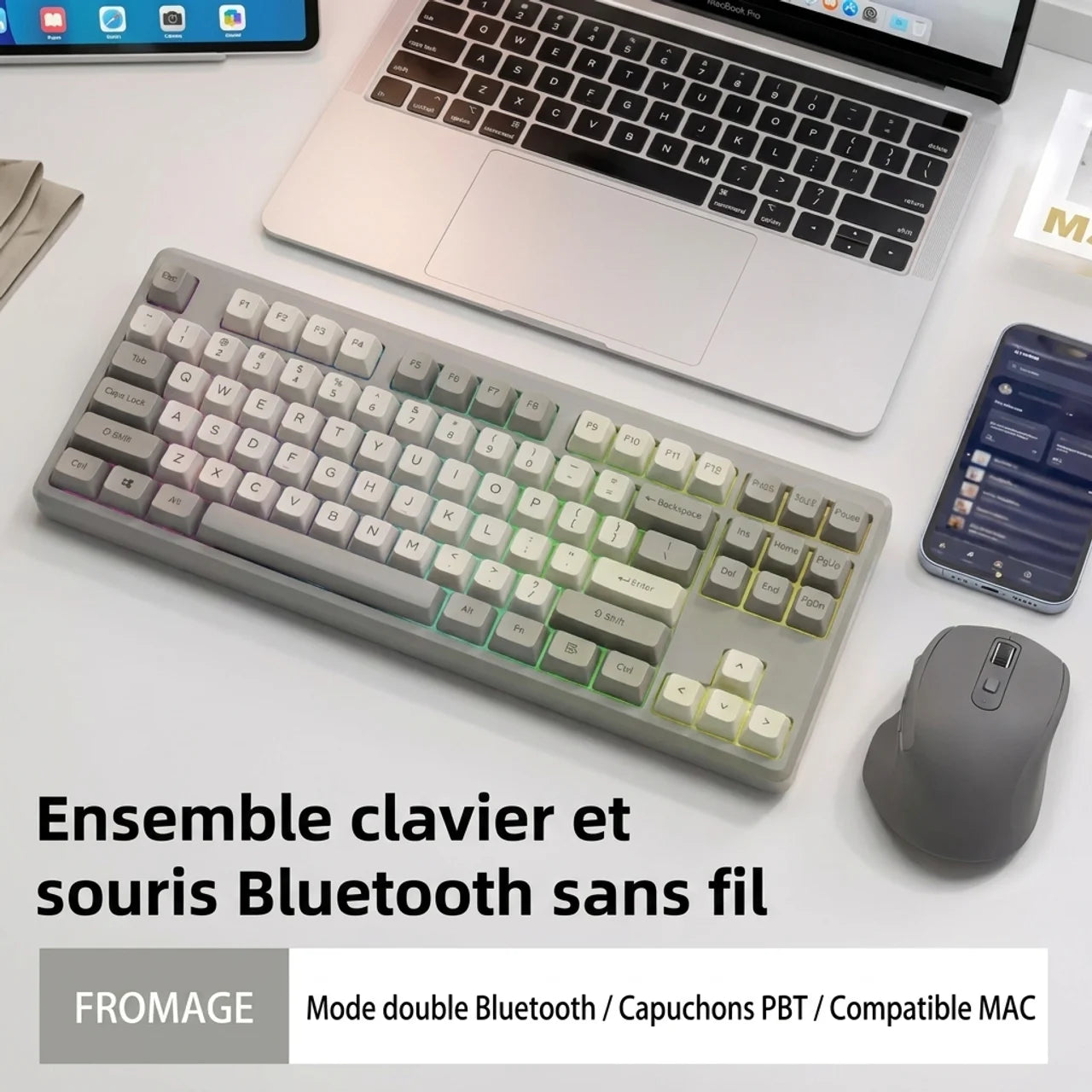 Clavier Bluetooth Gamer 87 Touches