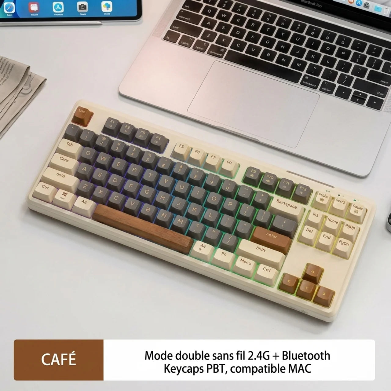 Clavier Bluetooth Gamer 87 Touches