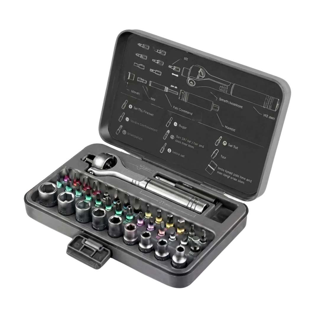 Coffret Tournevis à Cliquet 40 en 1 Professionnel