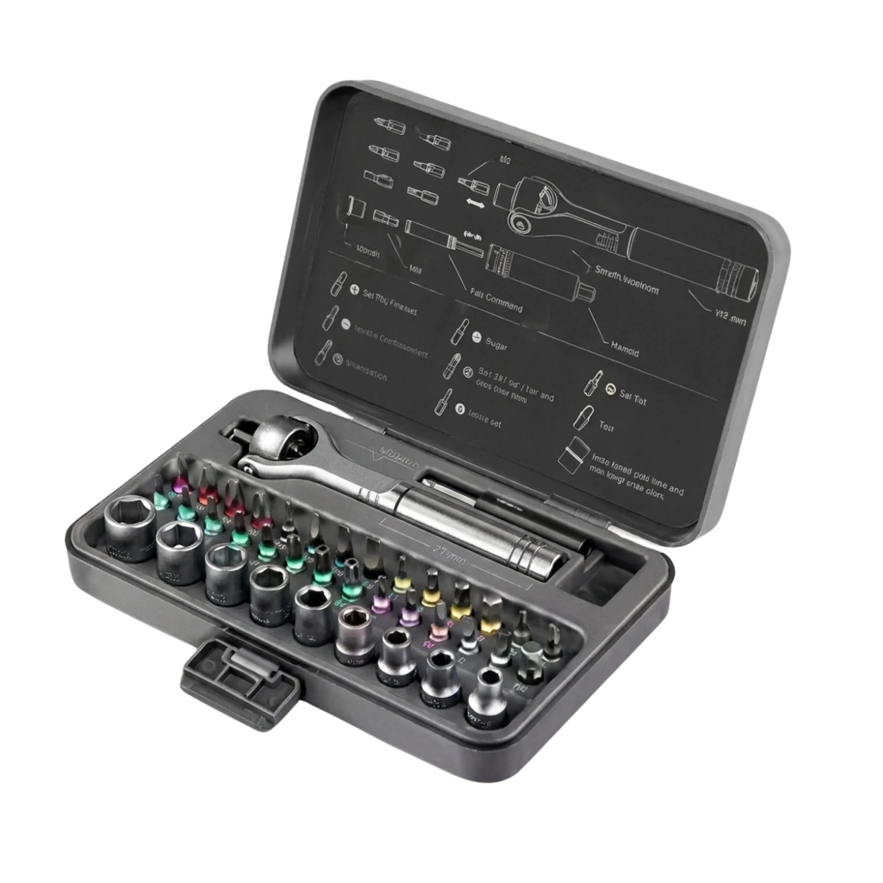 Coffret Tournevis à Cliquet 40 en 1 Professionnel