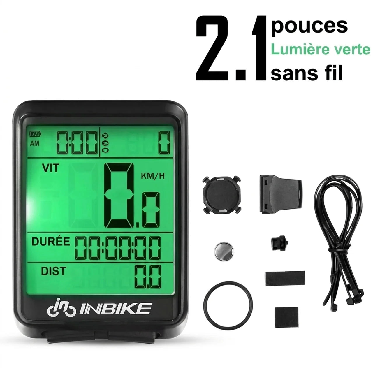 Compteur de Vélo Étanche Sans Fil et Filaire pour VTT