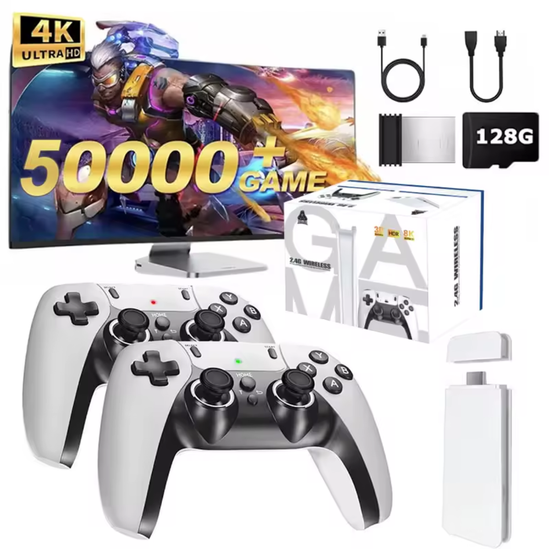 Console de Jeux Vintage 50 000 Jeux