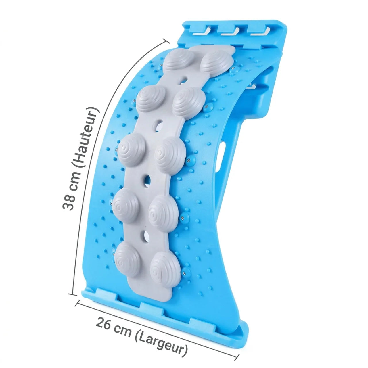 Correcteur Lombaire & Étireur Dorsal 3 Niveaux avec Acupression