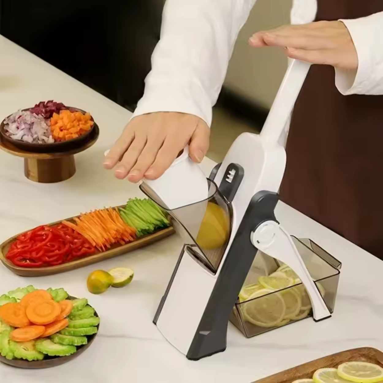 Tranche Hache Râpe Coupe Légumes Manuel