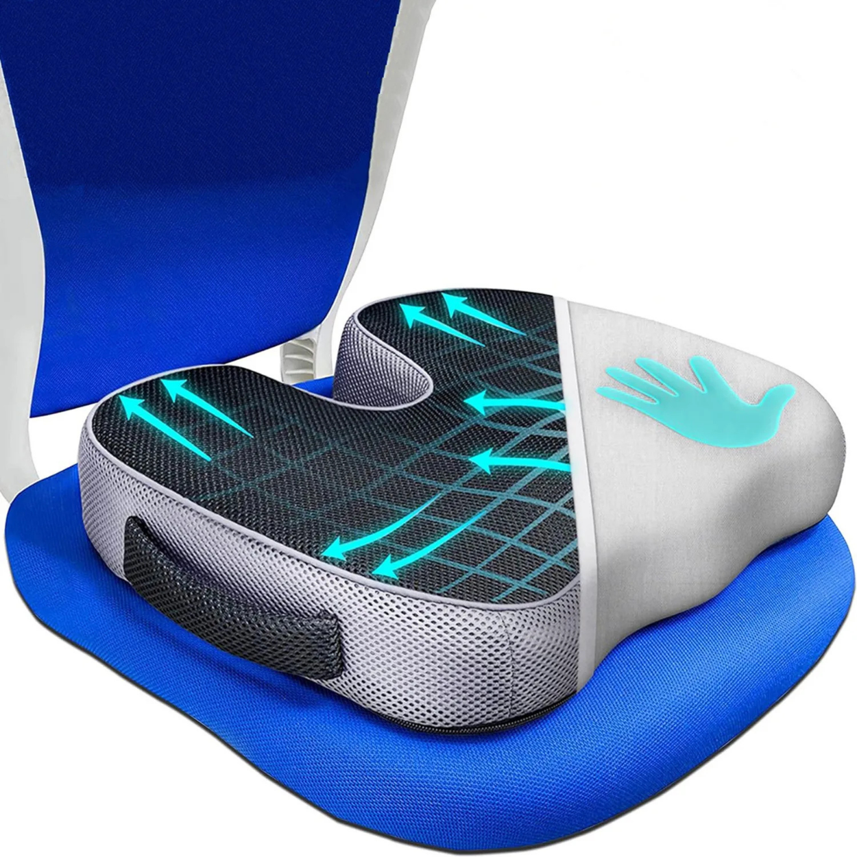 Coussin Orthopédique Mémoire de Forme Soulagement du Dos