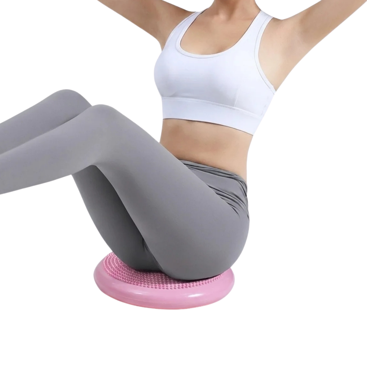 Coussin d’Équilibre Gonflable Yoga et Fitness Antidérapant