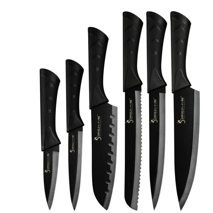 Couteau Cuisine Japonais Acier Noir